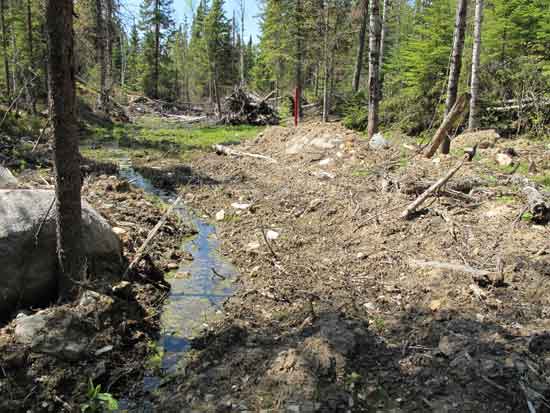 mining exploration drill site