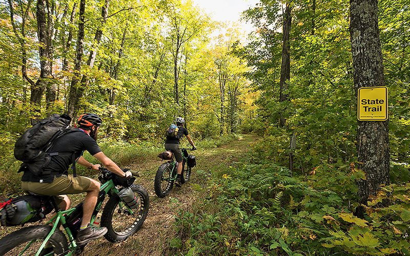 mountain bike backpacking