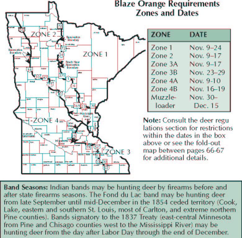 Mn Deer Zones Map Large World Map
